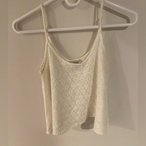 Delia womens light white cover up/top.